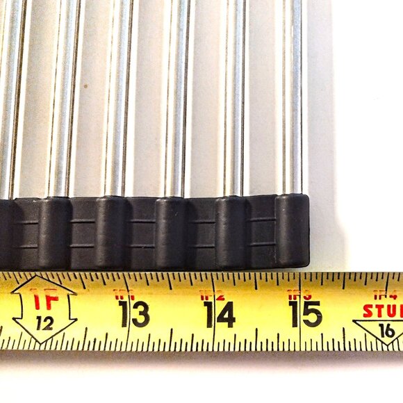 Roll-Up Dish Drying Racks ~ Set 2 - Over Sink/Counter Mats - S.S. & Silicon NEW! - Picture 13 of 14